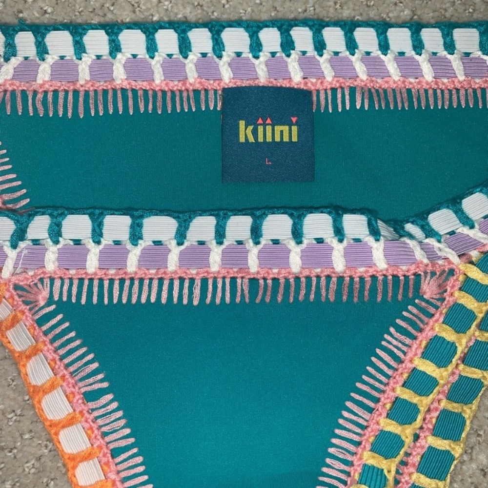 Kiini Liv Bikini Set in Jade Multi Color Size Medium/Large - Picture 6 of 8